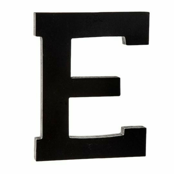 Hobby Lobby Wall Decor Black Wooden Hanging Standing Craft Letter E